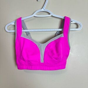 lululemon athletica Pink and Gray Sports Bra